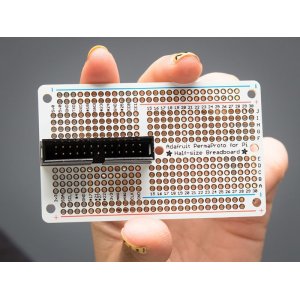 画像1: Adafruit Half-size Perma-Proto Raspberry Pi Breadboard PCB Kit