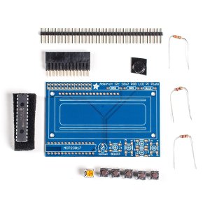 画像2: Adafruit Blue&White 16x2 LCD+Keypad Kit for Raspberry Pi