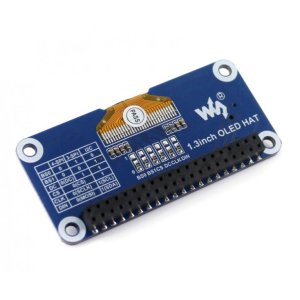 画像3: 1.3inch OLED display HAT for Raspberry Pi　(128x64)