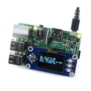 画像4: 1.3inch OLED display HAT for Raspberry Pi　(128x64)