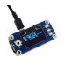 画像2: 1.3inch OLED display HAT for Raspberry Pi　(128x64) (2)