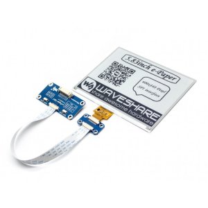 画像1: 5.83inch E-Ink display HAT for Raspberry Pi　(600x448)