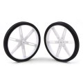 Pololu Balboa 32U4 ホイール 80×10mm ホワイト 2個入り