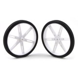 Pololu Balboa 32U4 ホイール 80×10mm ホワイト 2個入り