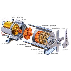 画像1: 遊星ギヤーボックスセット  　　Item No:72001     Planetary Gear Box Set