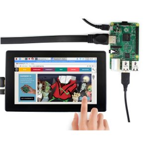 画像1: [Raspberry Pi4 対応] 7 HDMI LCD (H) (with case), 1024x600, IPS