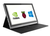 15.6inch ケース付きタッチモニター, 1920×1080 Full HD, IPS, HDMI/Type-C