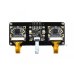 画像3: Binocular Stereo Vision Expansion Board For Raspberry Pi Compute Module, Small Size (3)