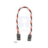 Twisted Servo Y Splitter Cable 6" Female - Female