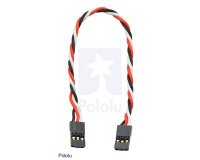 Twisted Servo Y Splitter Cable 6" Female - Female