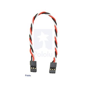 画像1: Twisted Servo Y Splitter Cable 6" Female - Female