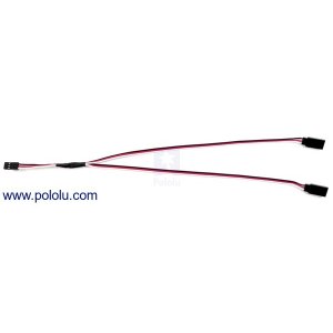 画像3: Servo Y Splitter Cable 12" Female - 2x Male