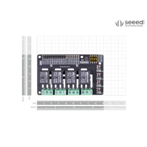 画像4:  4チャネルSPDTリレーHAT for Raspberry Pi