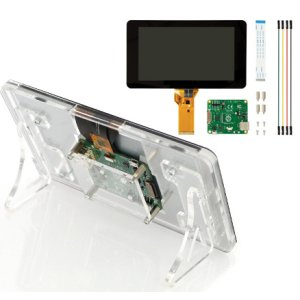 画像1: 公式 7" Touchscreen Display + 3ple Deker スタンドセット