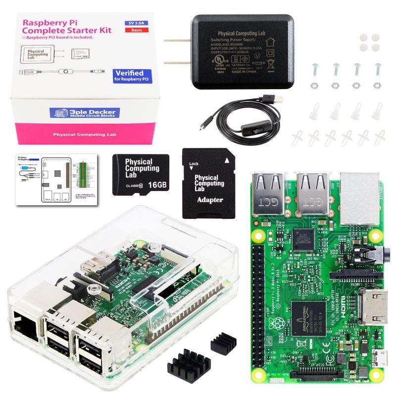 raspberry pi3 コンプリートスターターキット physical computing store