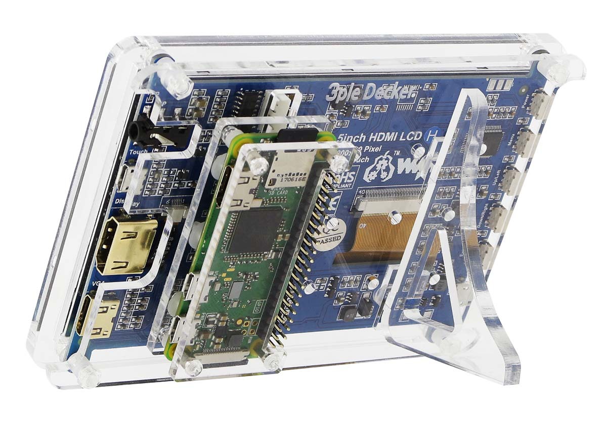 市場 Smraza 5インチ Pi用タッチモニター 小型モニター 480 Raspberry IPSパネル モバイルディスプレイ 800