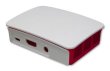 画像1: RASPBERRY-PI3-CASE  Official Raspberry Pi 3 Case - Red and White (1)