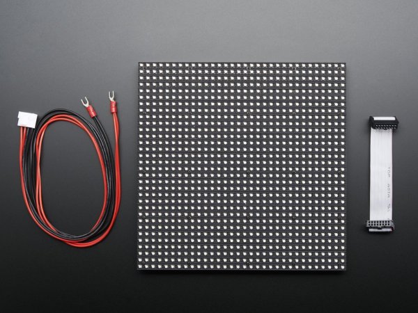 画像4: 32x32 RGB LED Matrix Panel - 6mm pitch (4)