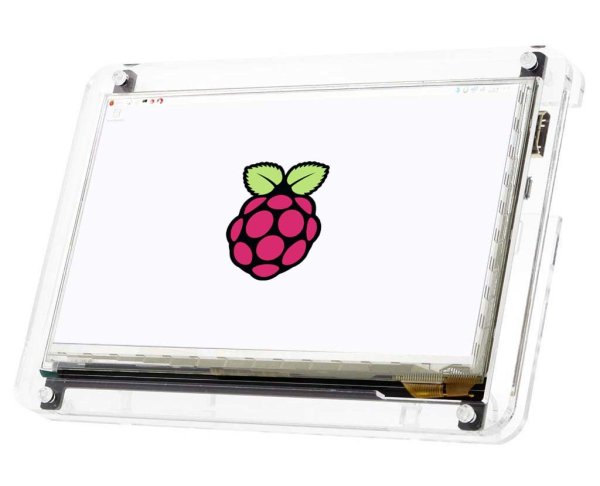 画像1: Raspberry Pi用 7"HDMIディスプレイスタンド (1)