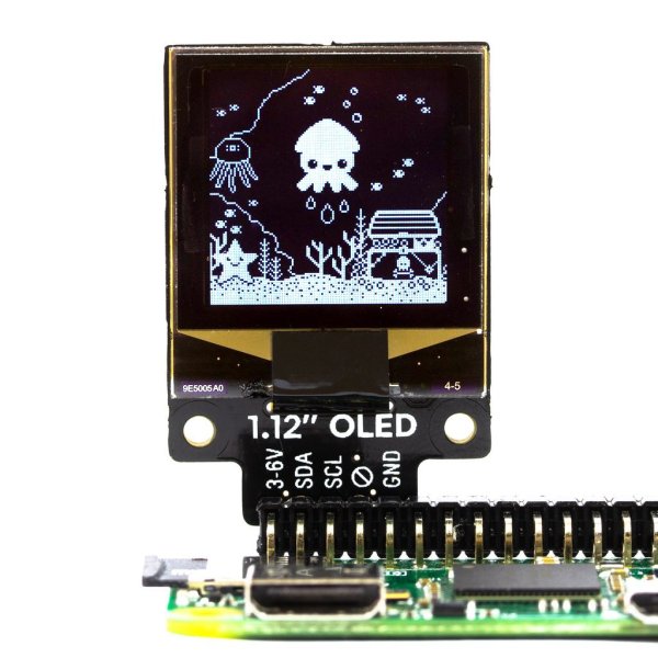 画像1: 1.12" Mono OLED (128x128, white/black) Breakout (1)