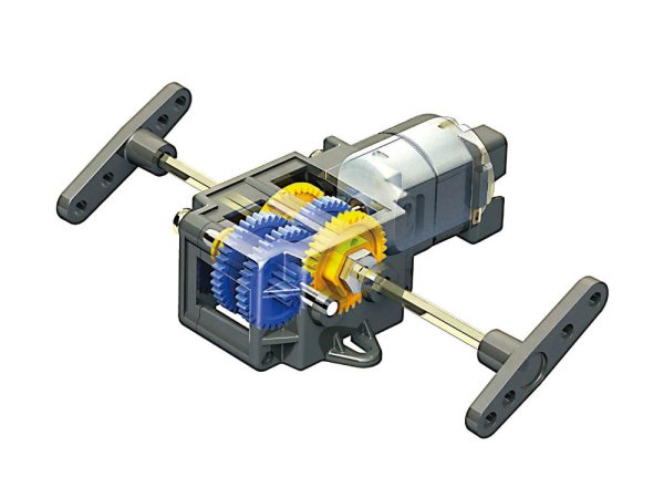 画像1: シングルギヤボックス（4速タイプ）　Item No:70167    Single Gear Box(4-speed) (1)