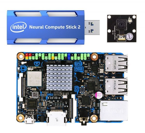 画像1: Tinker Board AIカメラ スターターキット(Neural Compute Stick 2版） (1)