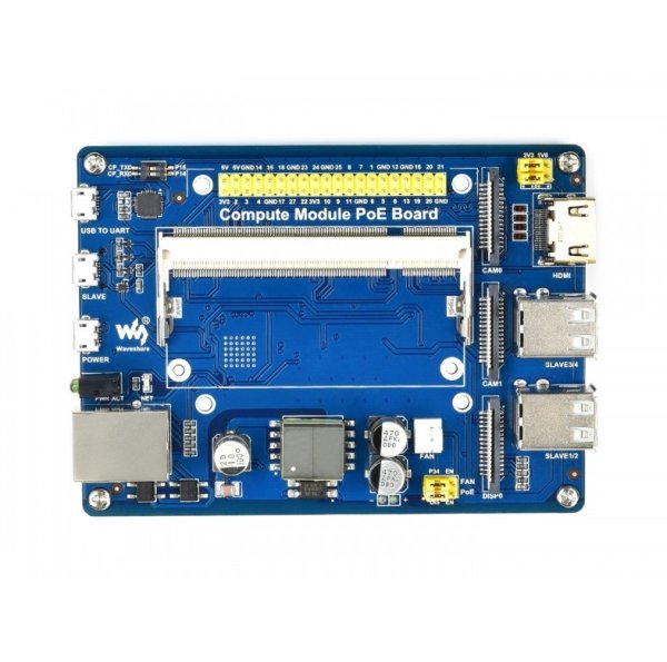 画像4: Compute Module IO Board with PoE Feature, for Raspberry Pi CM3/CM3L/CM3+/CM3+L (4)