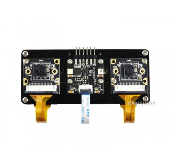 画像3: Binocular Stereo Vision Expansion Board For Raspberry Pi Compute Module, Small Size (3)
