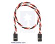 画像1: Twisted Servo Extension Cable 12" Female - Female (1)