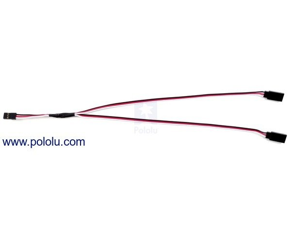 画像3: Servo Y Splitter Cable 12" Female - 2x Male (3)
