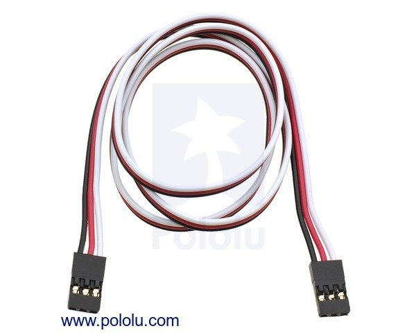 画像1: Servo Extension Cable 24" Female - Female (1)