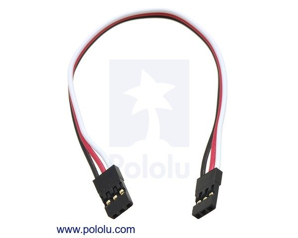 画像1: Servo Extension Cable 6" Female - Female (1)