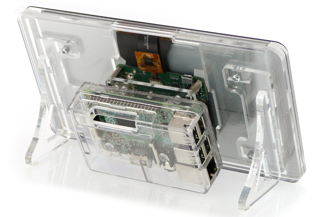 Raspberry Pi 公式ディスプレイ用ケース | Physical Computing Lab