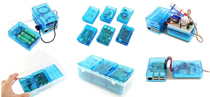 Raspberry Pi3 Model B ボード＆ケースセット-Physical Computing Lab